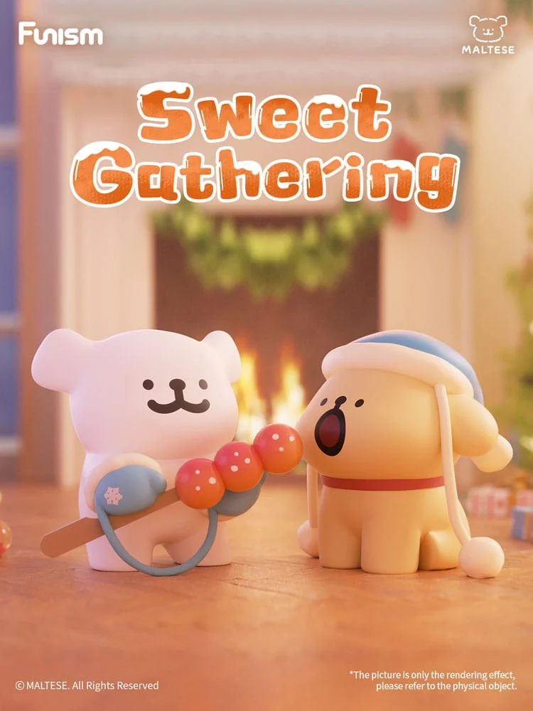 Maltese Cuddly Moments Series Mini Figures 9 cm Blind Box - 1 Unidade